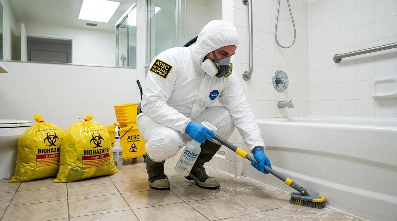 Decontamination equipment deployed for Blood Cleanup in Stafford